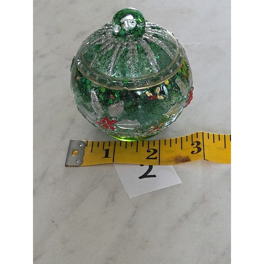 Handmade Resin Christmas Ball Storage Jar - Picture 8 of 8